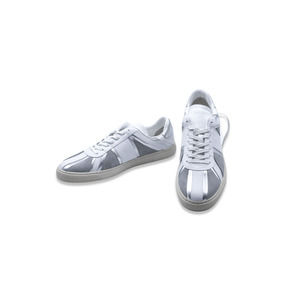 Paul Smith Men's White and Silver Tennis Shoe - New - Size 10